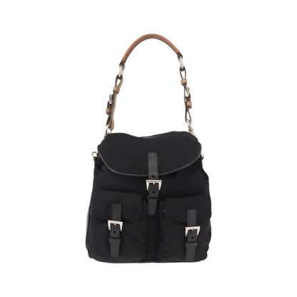 Prada Double Pocket Drawstring Shoulder Bag - Brandsamsara