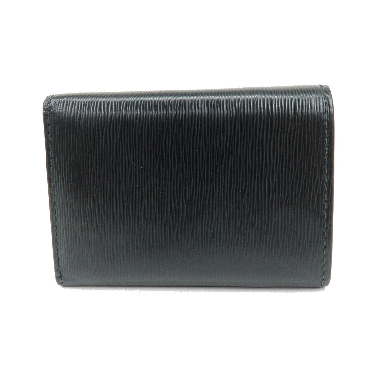 Prada Envelope Trifold Saffiano Leather, Black, Leather, Wallet