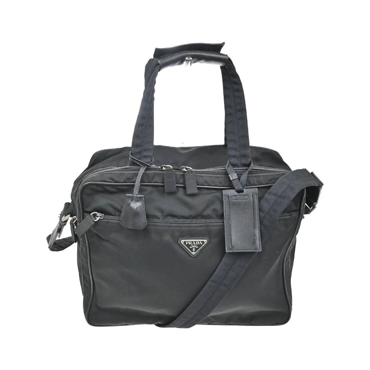 Prada Expandable Front Zip Boston - Brandsamsara