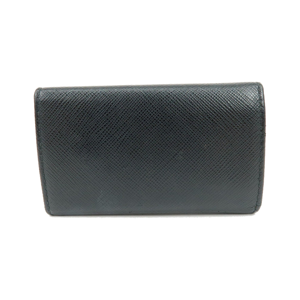 Prada Flap Saffiano Leather, Black, Leather, Wallet