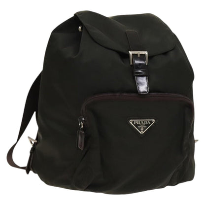 Prada Front Pocket Buckle Backpack - Brandsamsara