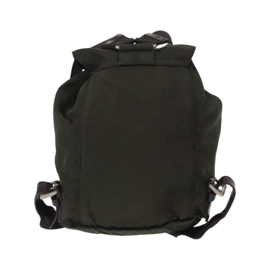 Prada Front Pocket Tessuto, Khaki, Nylon, Backpack