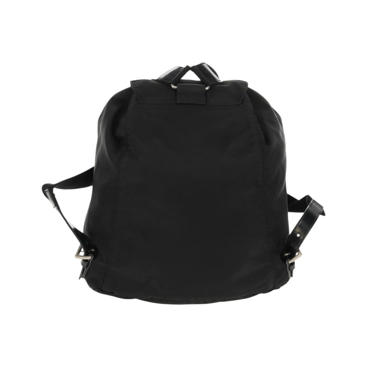 Prada Front Pocket Tessuto, Black, Nylon, Backpack