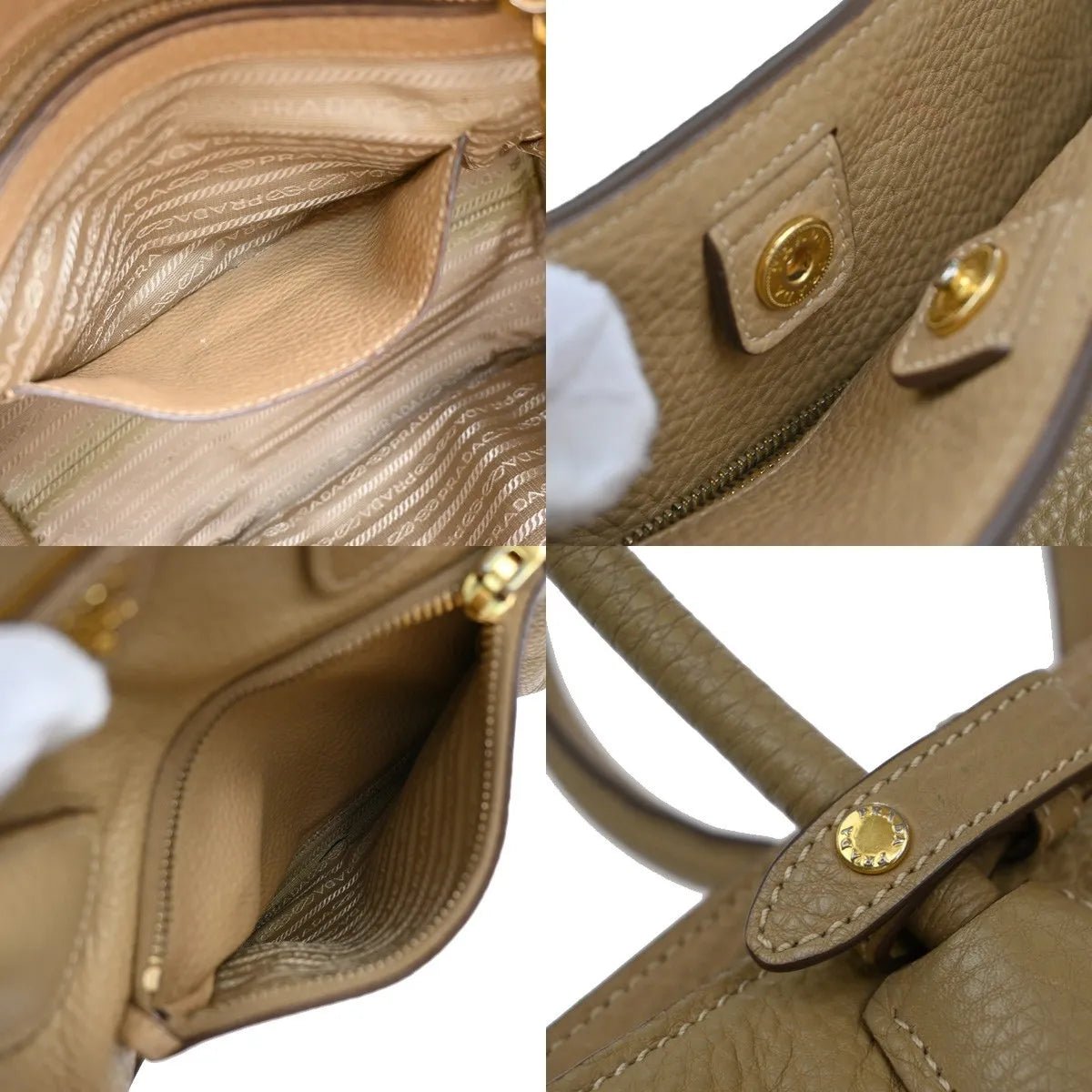 Prada Front Pocket Wing Convertible Tote - Brandsamsara