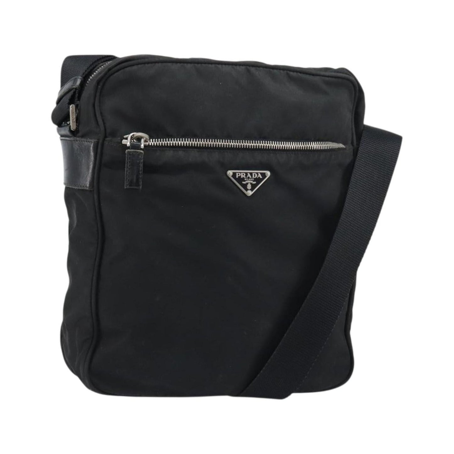 Prada Front Pocket Zip Messenger Bag - Brandsamsara