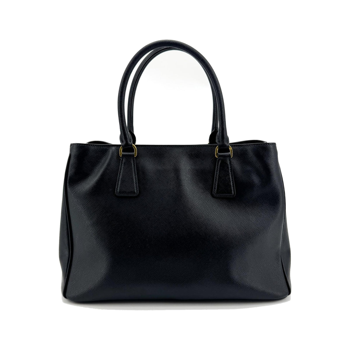 Prada Galleria  Strap Leather, Black, Leather, Handbag