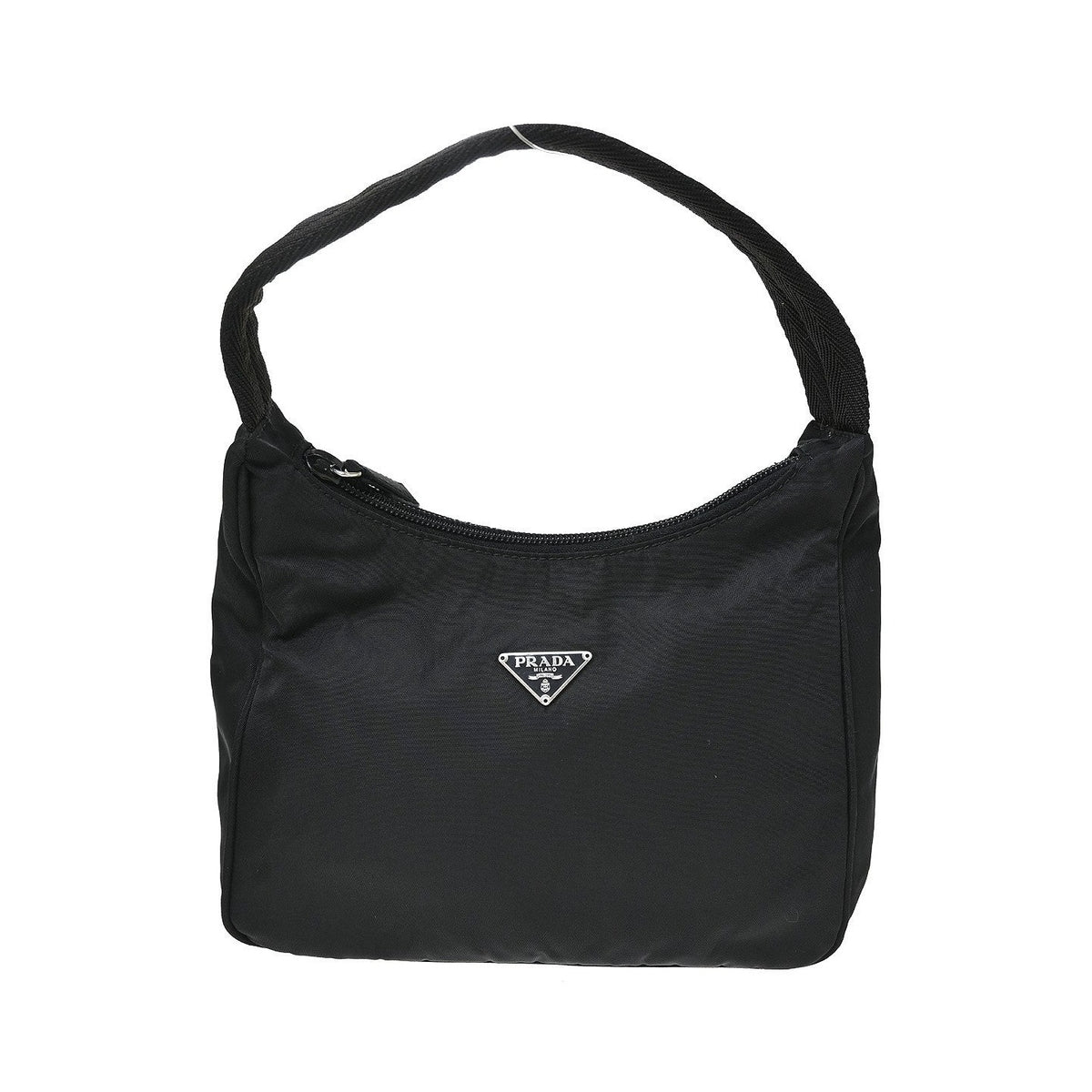 Prada Hobo Tessuto, Black, Nylon, Handbag