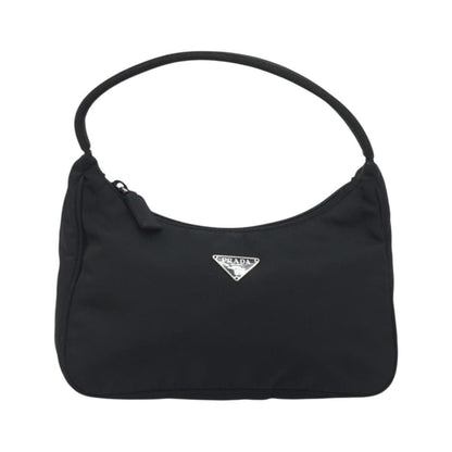 Prada Hobo Tessuto, Black, Nylon, Handbag