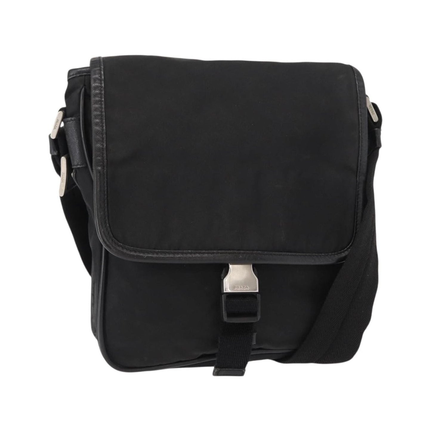 Prada Logo Flap Messenger Bag - Brandsamsara