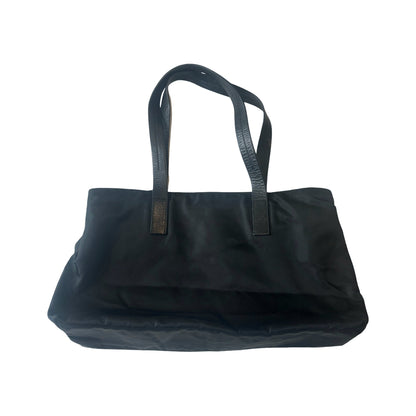 Prada Open Re-Nylon, Black, Nylon, Tote Bag