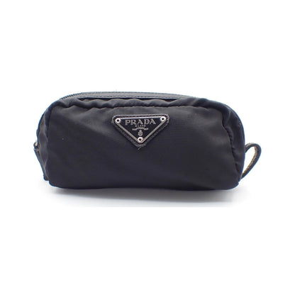 Prada Padded Zip Belt Tessuto, Black, Nylon, Clutch