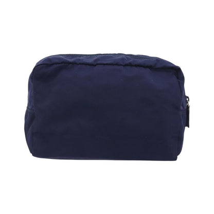 Prada Pouch Nylon, Navy, Nylon, Clutch