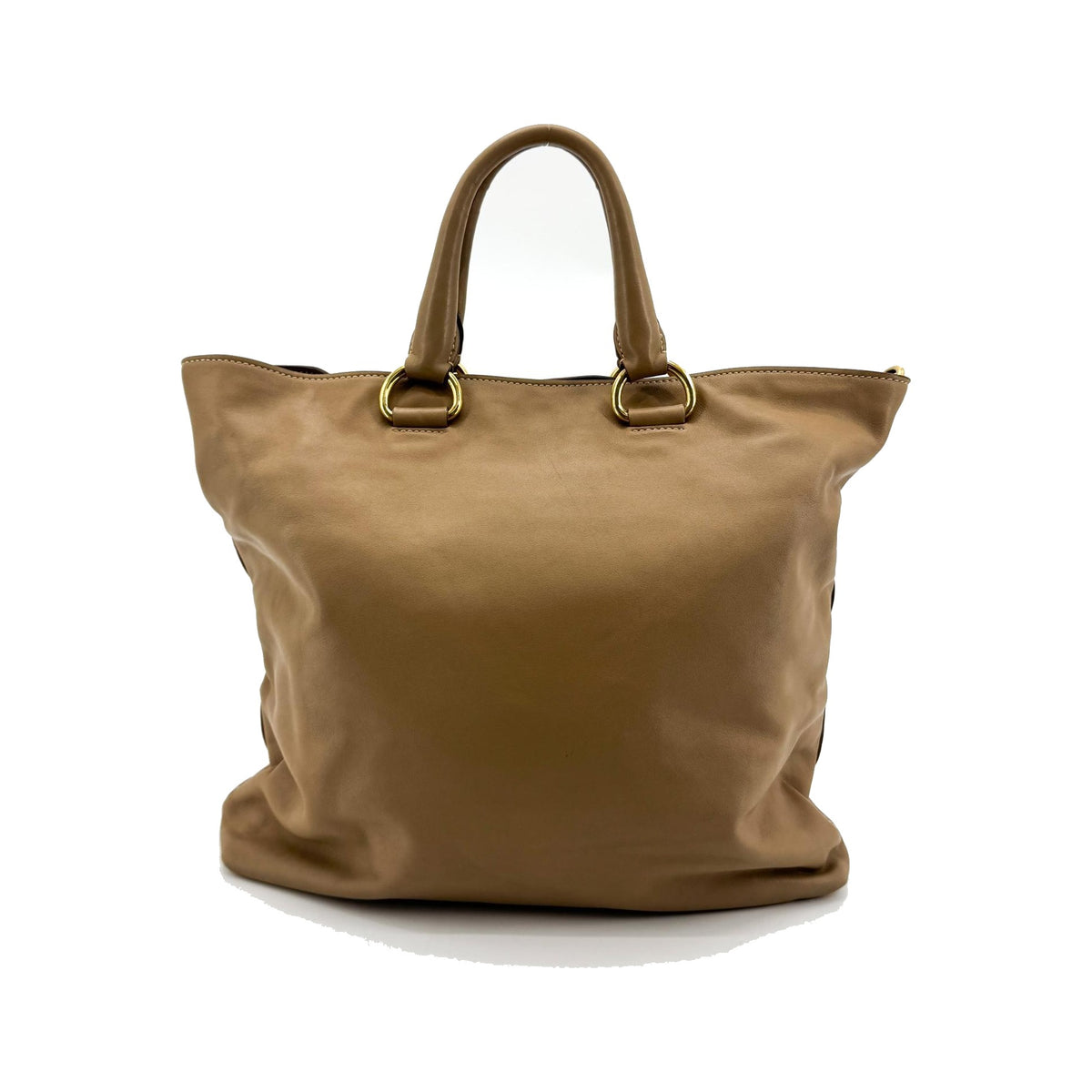 Prada Prada Vitello Phenix Leather Tote Bag Black Large phenix leather, Brown, Leather, Tote Bag