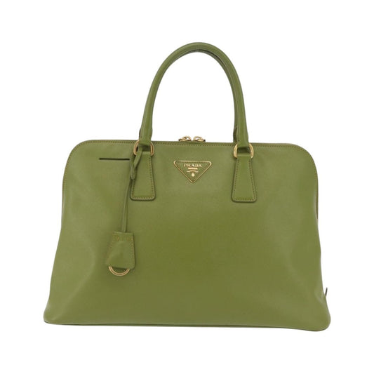 Prada Promenade Saffiano Leather, Green, Leather, Handbag