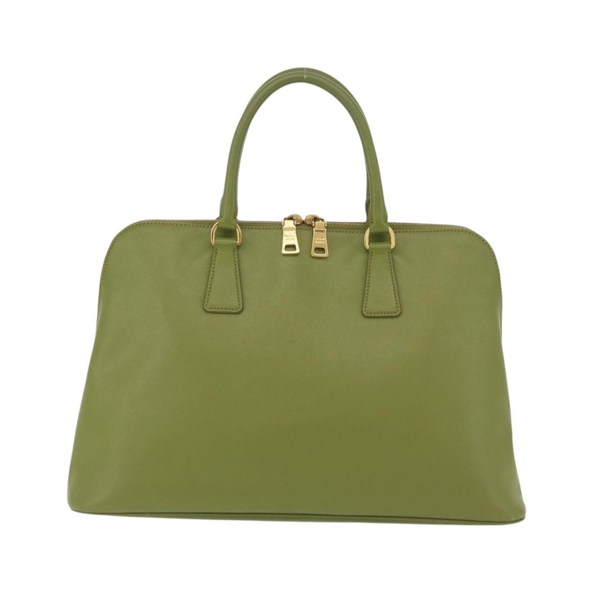 Prada Promenade Saffiano Leather, Green, Leather, Handbag