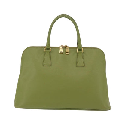 Prada Promenade Saffiano Leather, Green, Leather, Handbag