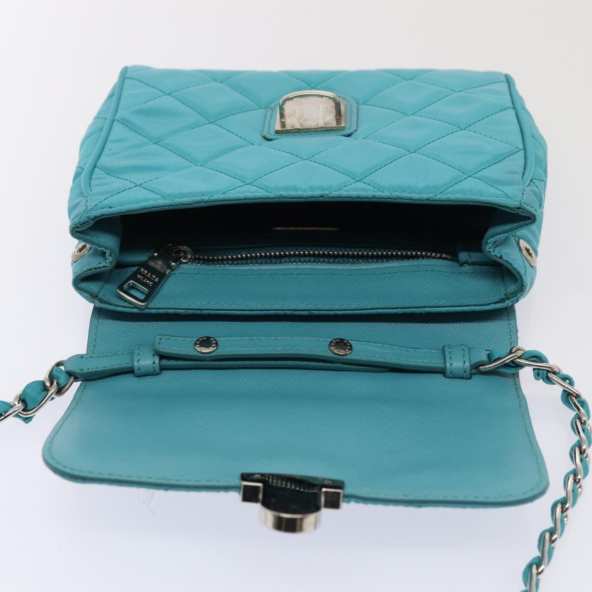Prada Pushlock Chain Flap Bag - Brandsamsara