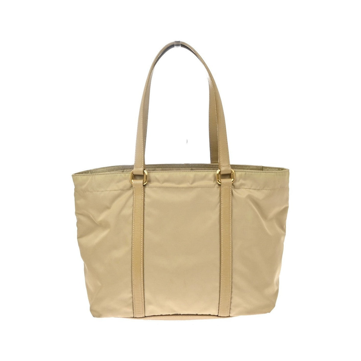 Prada Re-Edition 1978 Pocket Re-Nylon with Saffiano Leather, Beige, Nylon, Tote Bag