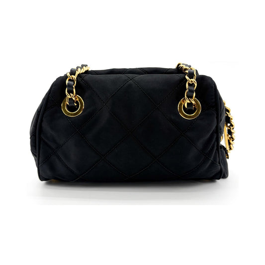 Prada Re-Edition 1995 Chain Quilted Re-Nylon, Black, Nylon, Tote Bag