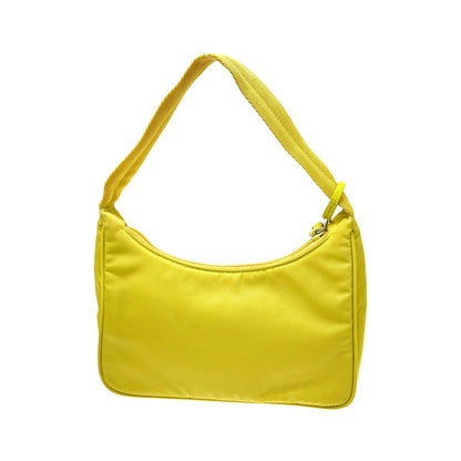 Prada Re-Edition 2000 Hobo Tessuto, Yellow, Nylon, Handbag