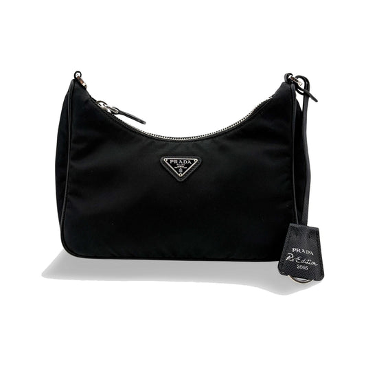 Prada Re-Edition 2005 Tessuto, Black, Nylon, Shoulder Bag