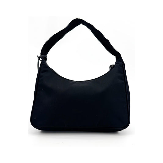 Prada Re-Edition Velvet, Black, Nylon, Shoulder Bag