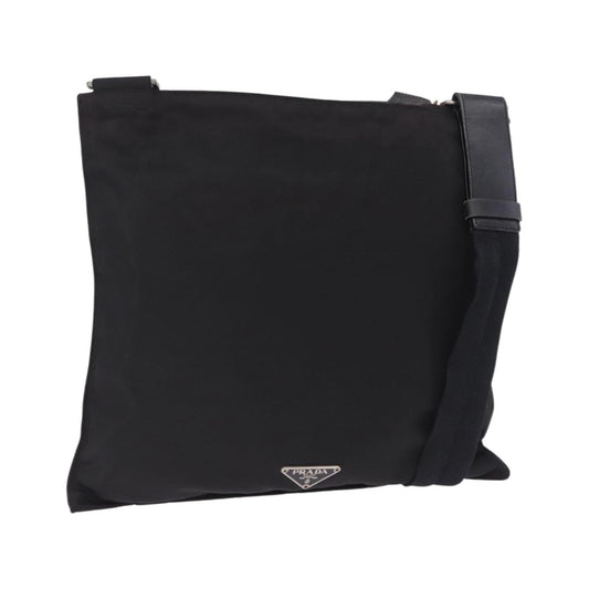 Prada Shoulder Tessuto, Black, Nylon, Shoulder Bag