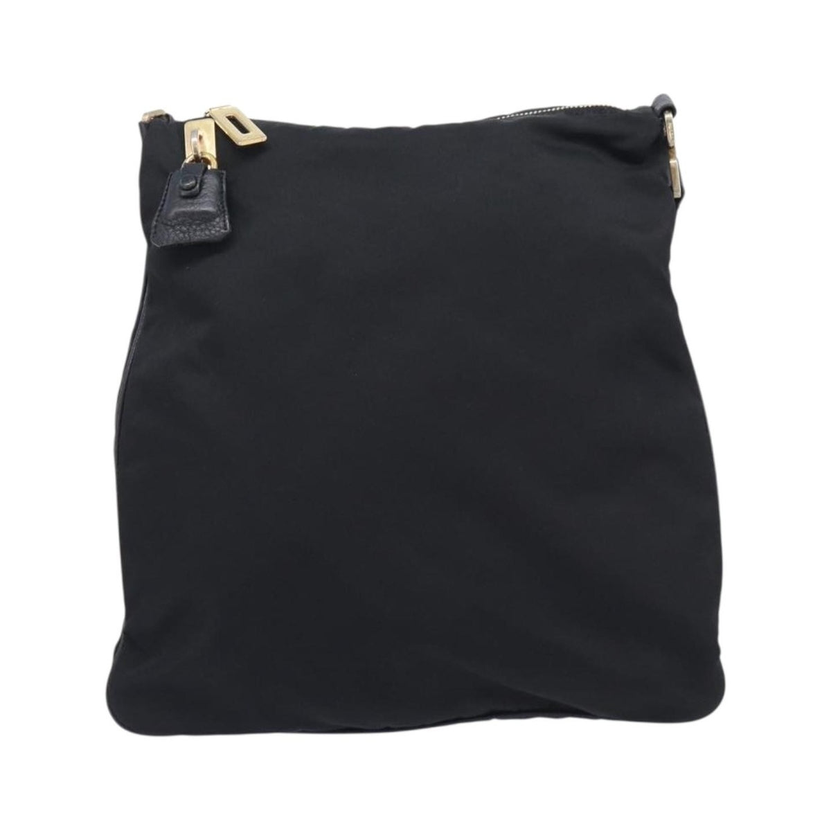 Prada Shoulder Tessuto, Black, Nylon, Shoulder Bag