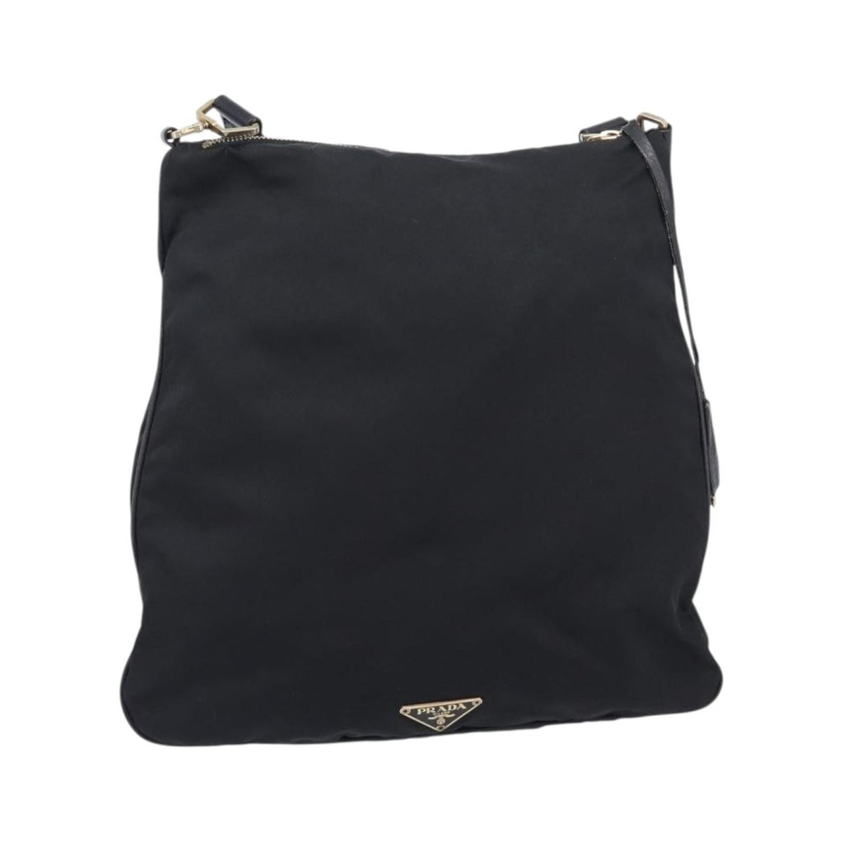 Prada Shoulder Tessuto, Black, Nylon, Shoulder Bag