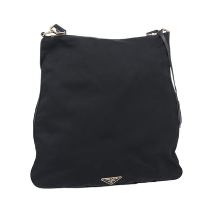 Prada Shoulder Tessuto, Black, Nylon, Shoulder Bag