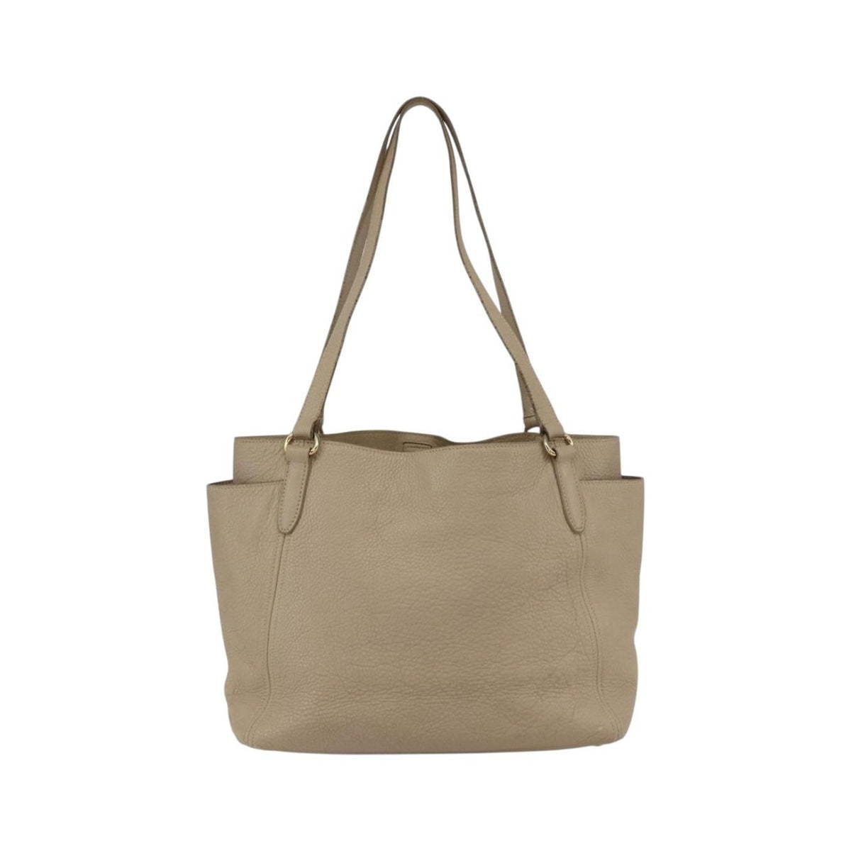 Prada Side Pocket Convertible Vitello Daino, Beige, Leather, Tote Bag