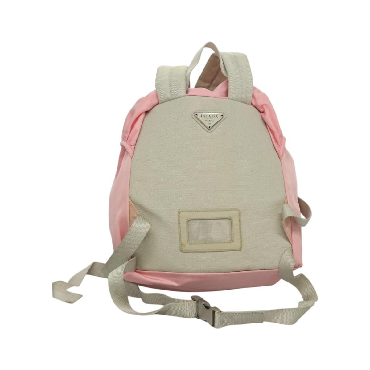 Prada Single Buckle Pocket Tessuto, Pink, Nylon, Backpack