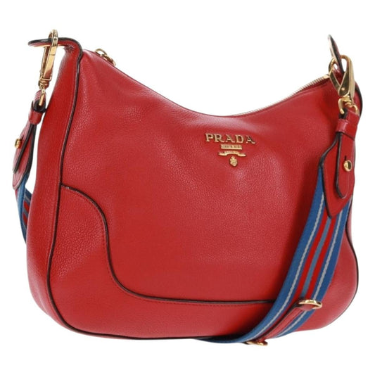 Prada Striped Strap Zip Hobo - Brandsamsara