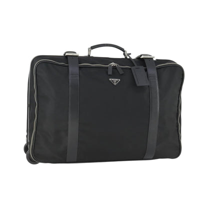 Prada Suitcase Re-Nylon and Saffiano Re-Nylon and Saffiano, Black, Nylon, Travel Bag