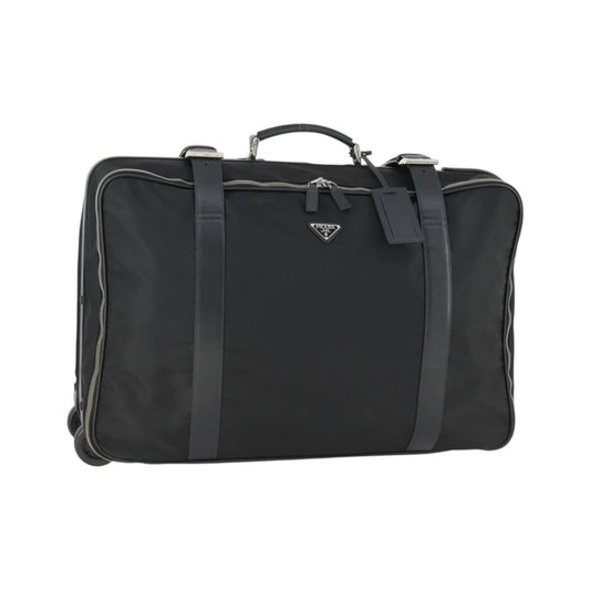 Prada Suitcase Re-Nylon and Saffiano Re-Nylon and Saffiano, Black, Nylon, Travel Bag