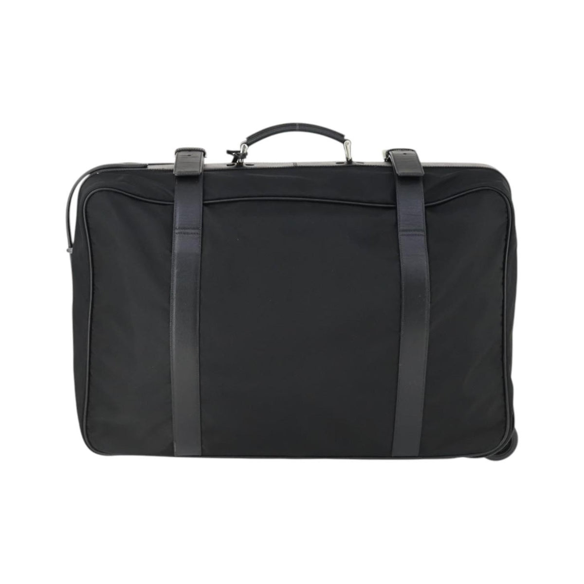Prada Suitcase Re-Nylon and Saffiano Re-Nylon and Saffiano, Black, Nylon, Travel Bag