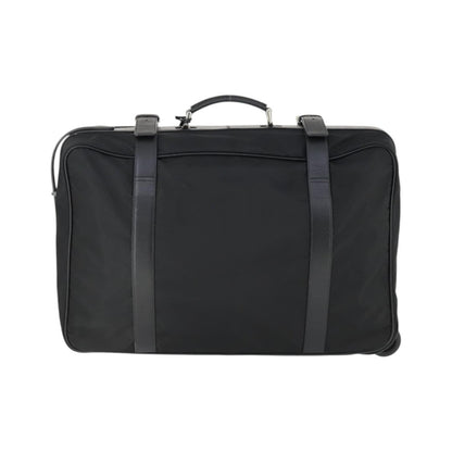 Prada Suitcase Re-Nylon and Saffiano Re-Nylon and Saffiano, Black, Nylon, Travel Bag