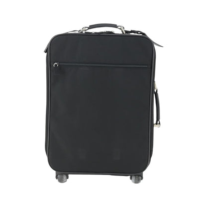 Prada Trolley Rolling Luggage Tessuto and Saffiano Leather, Black, Nylon, Travel Bag