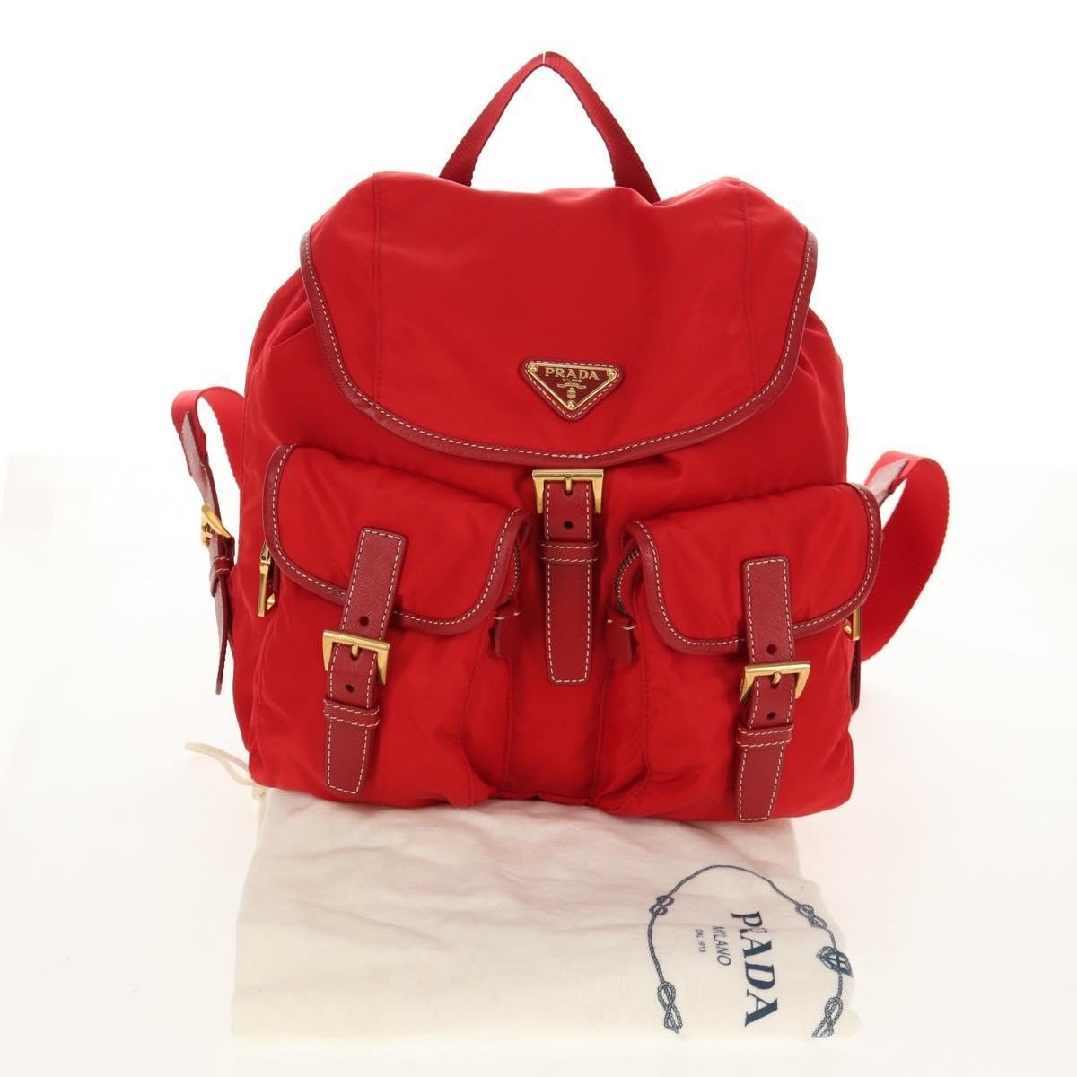 Prada Vela Double Front Pocket Backpack - Brandsamsara