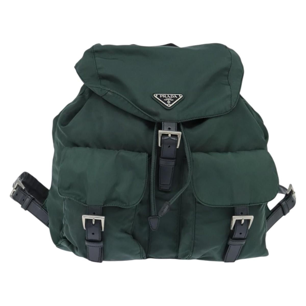 Prada Vela Double Front Pocket Backpack - Brandsamsara
