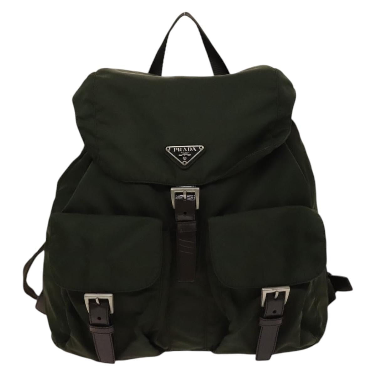 Prada Vela Double Front Pocket Backpack - Brandsamsara