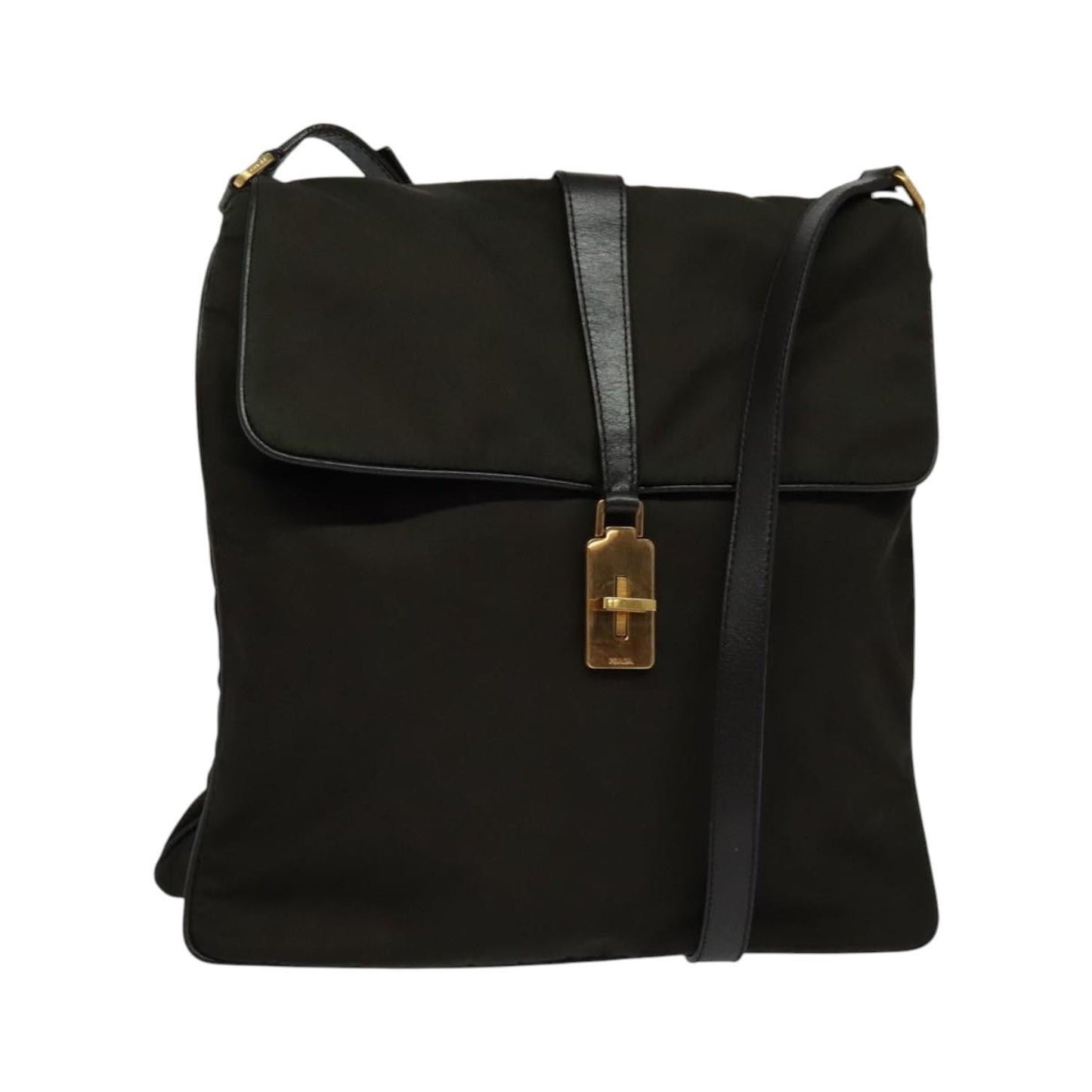 Prada Vintage Flap Messenger Bag - Brandsamsara