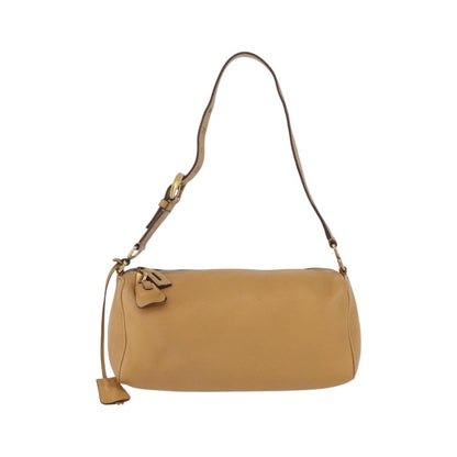 Prada Vintage Leather, Brown, Leather, Shoulder Bag
