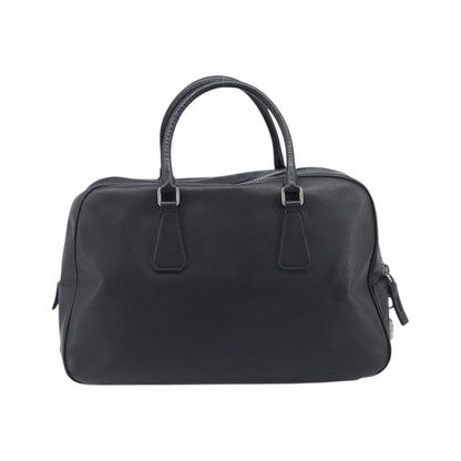 Prada Vintage Leather, Black, Leather, Handbag