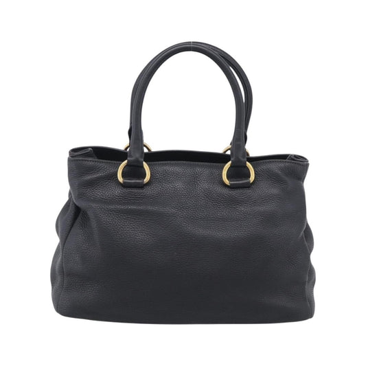 Prada Vintage Leather, Black, Leather, Handbag