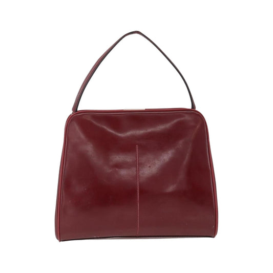 Prada Vintage Leather, Burgundy, Leather, Handbag