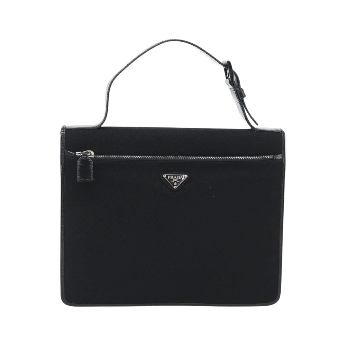Prada Vintage Patent leather, Black, Patent Leather, Handbag