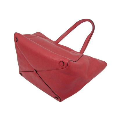 Prada Vintage Tote Leather, Red, Leather, Tote Bag