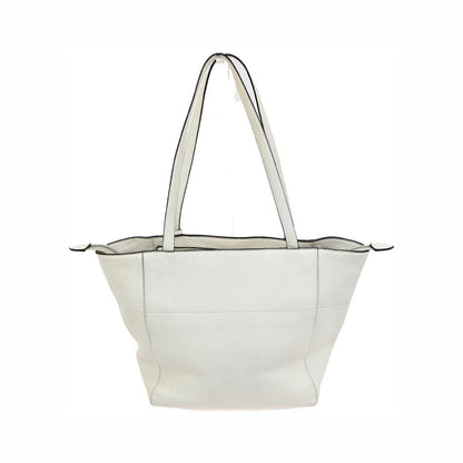 Prada Vintage Tote Leather, White, Leather, Tote Bag