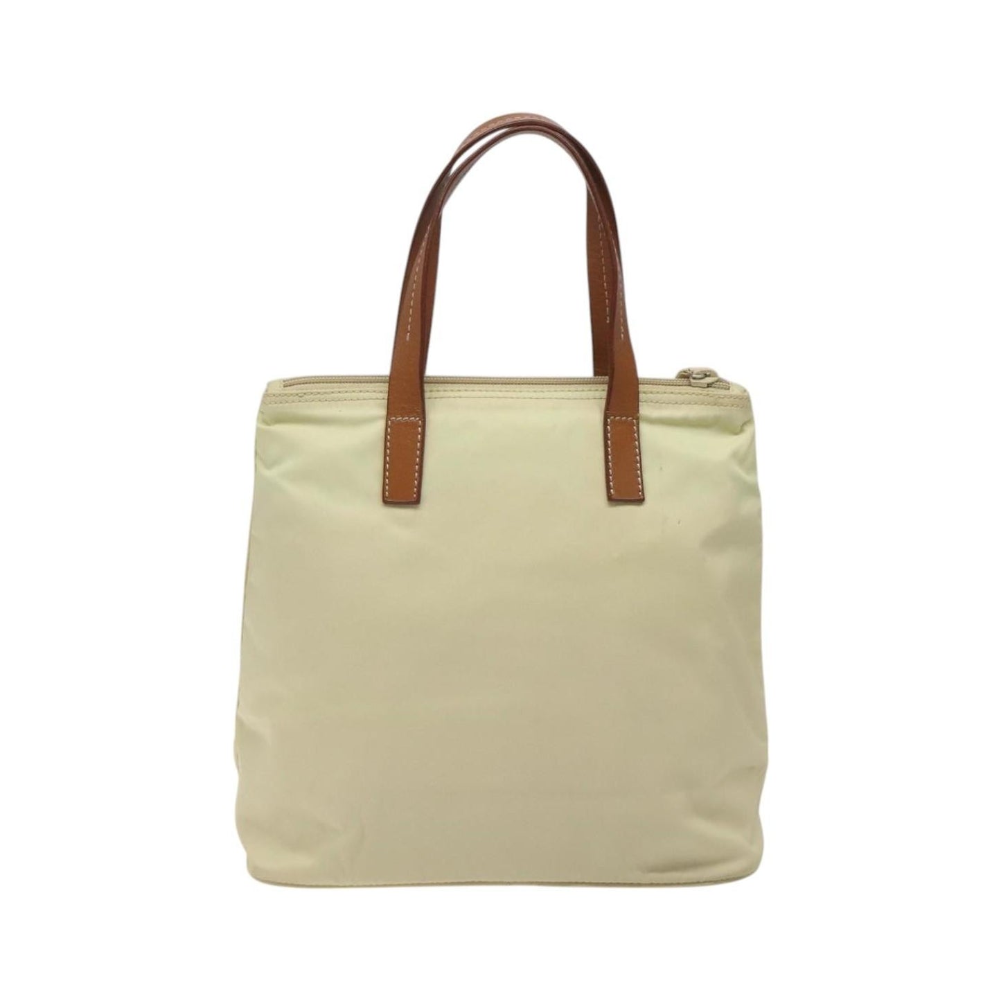 Prada Vintage Tote Tessuto, White, Nylon, Tote Bag